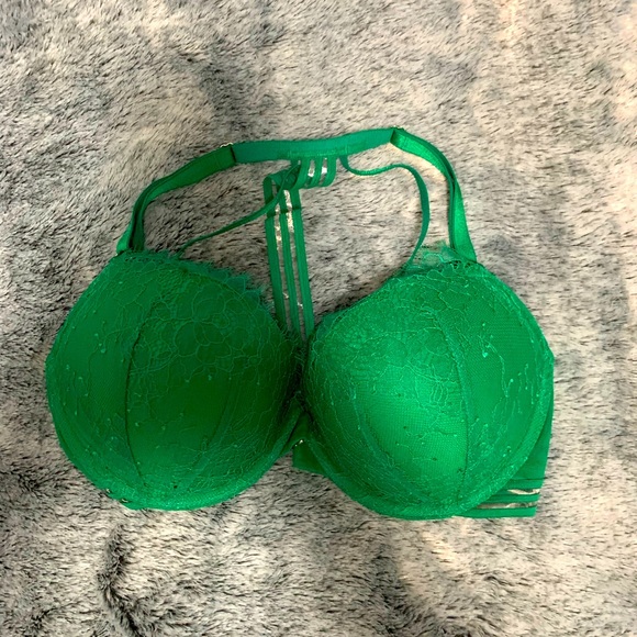 La Senza Push Up Bra. Green. 34D